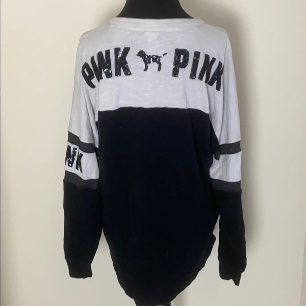 Pink sequin sweater